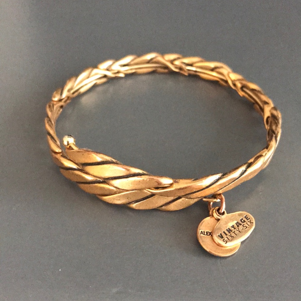 Gold Alex and Ani bracelet